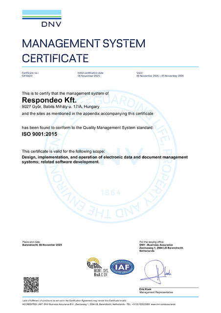 ISO 9001 Certification